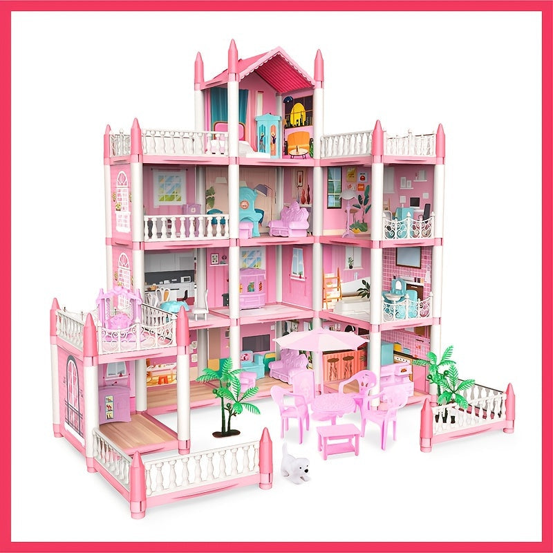 Fesara Fairy Tale Dollhouse Kit with LED Lights - Fesara