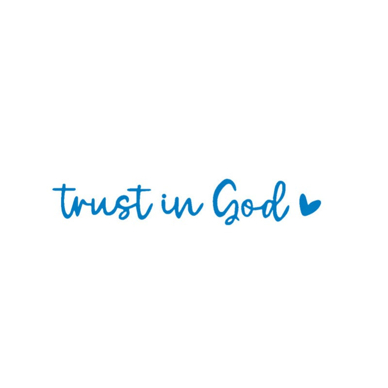 Faith Inspirational Car Mirror Sticker