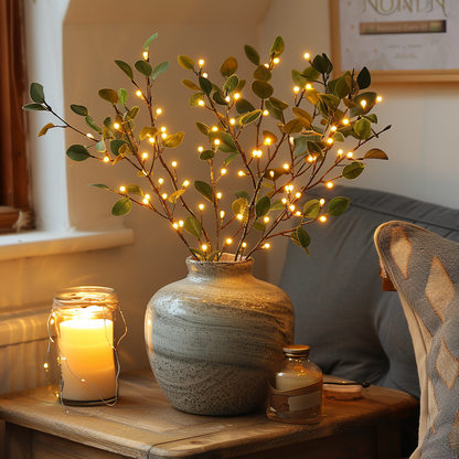 Colorful Fairy Table Lamp with LED Olive Design