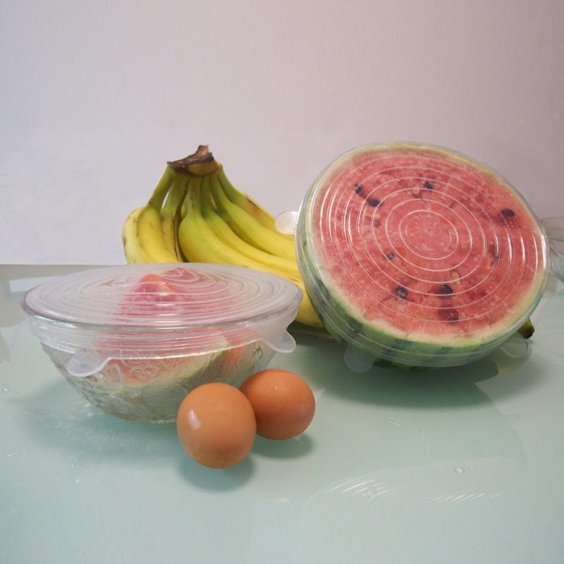 Flexible Silicone Bowl Covers 6 Pack
