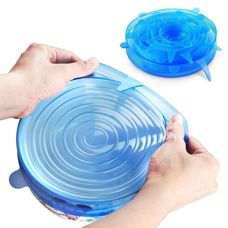 Flexible Silicone Bowl Covers 6 Pack