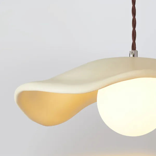 Elegant Natural Leaf Hanging Lamp