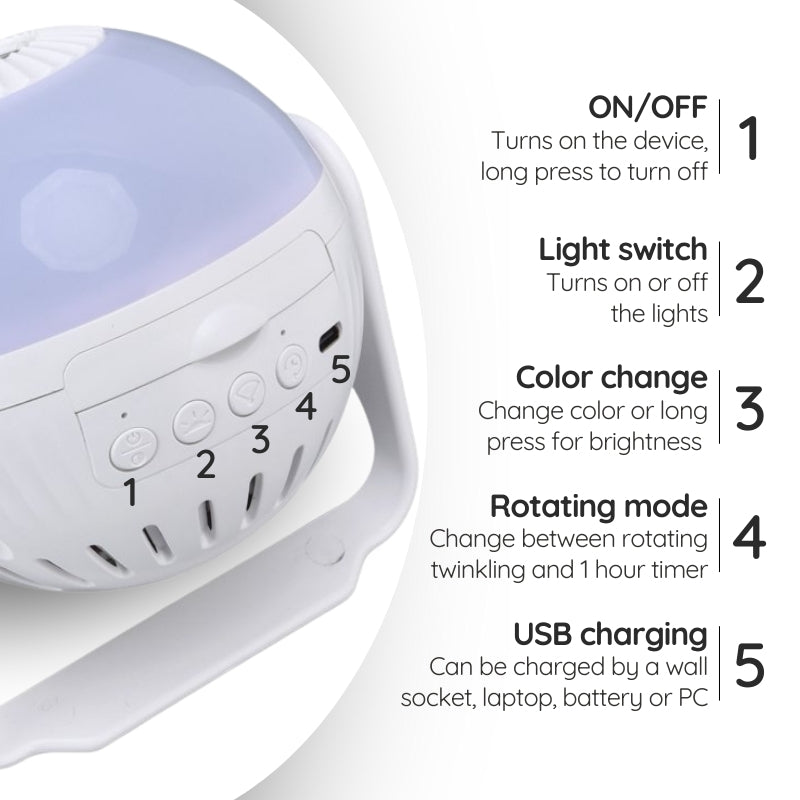 Multi-Function Home Star Projector