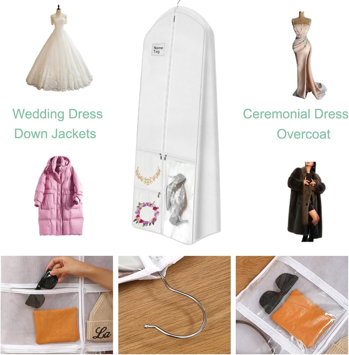 Bridal Gown Storage Bag - Protective Wedding Dress Case