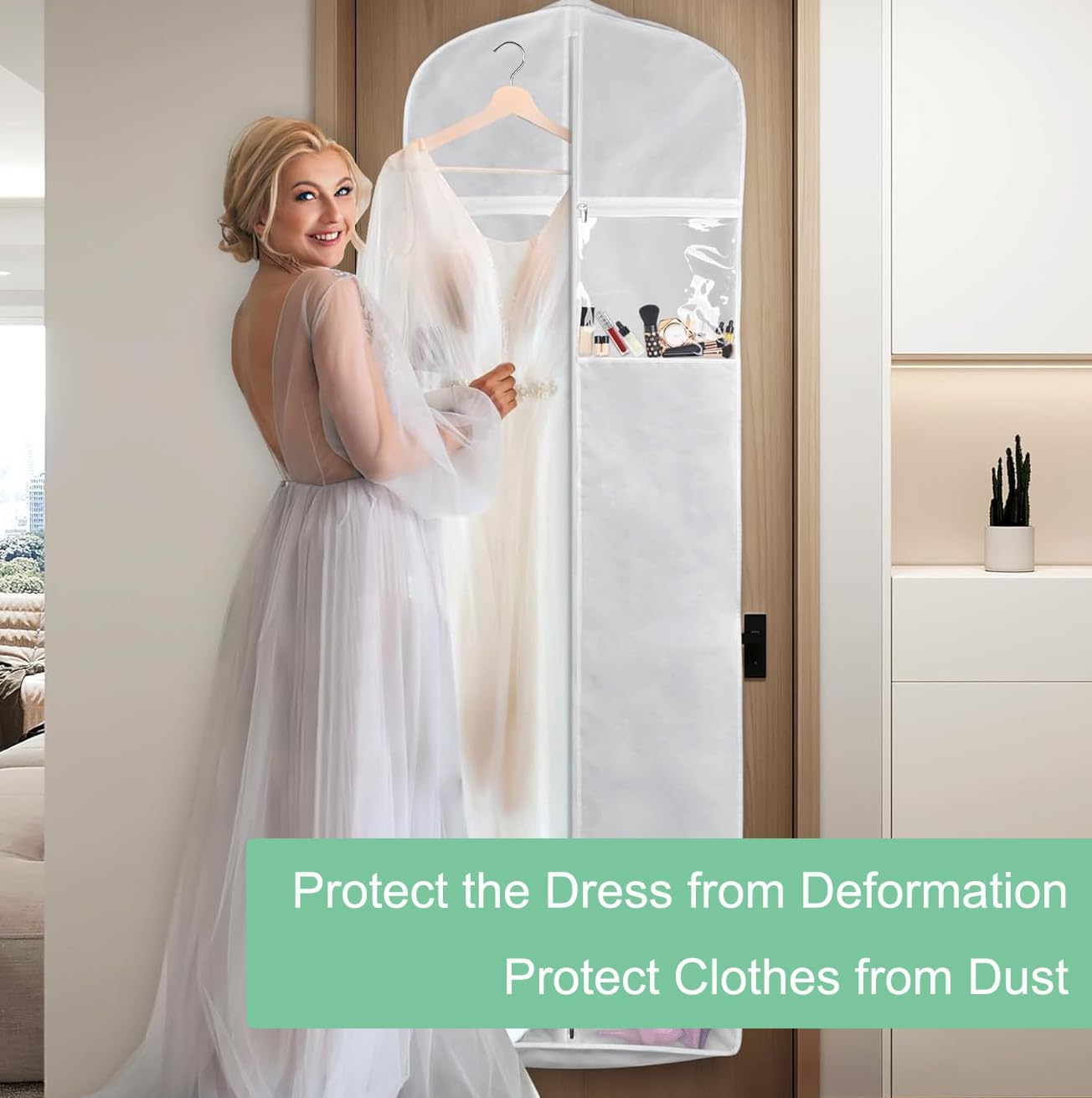 Bridal Gown Storage Bag - Protective Wedding Dress Case