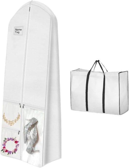 Bridal Gown Storage Bag - Protective Wedding Dress Case - Fesara