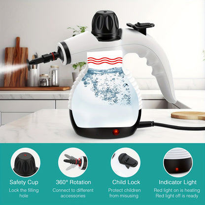 Portable 1200W Handheld Steam Mop Cleaner