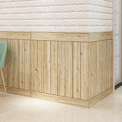 Decorative Metal Wall Panels Wood Grain Ceiling Tiles Set