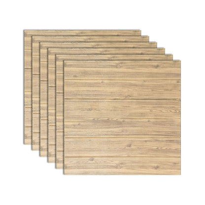 Decorative Metal Wall Panels Wood Grain Ceiling Tiles Set