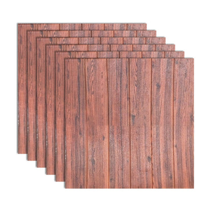 Decorative Metal Wall Panels Wood Grain Ceiling Tiles Set