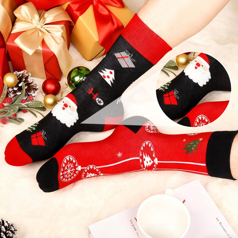 Warm Christmas Socks 24 Day Gift Set
