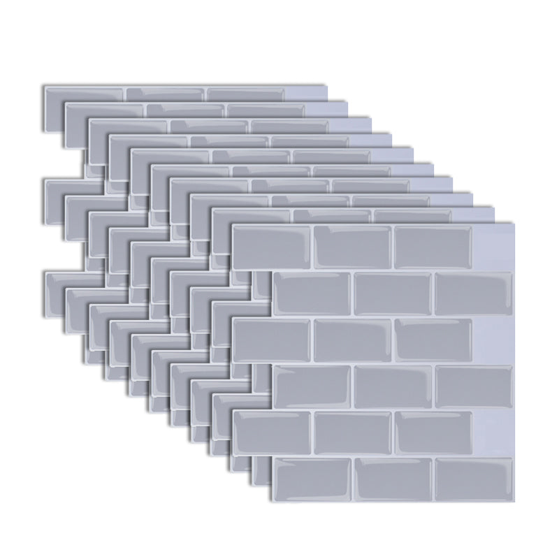 Easy Stick Vinyl Tile for Bathroom and Kitchen Walls