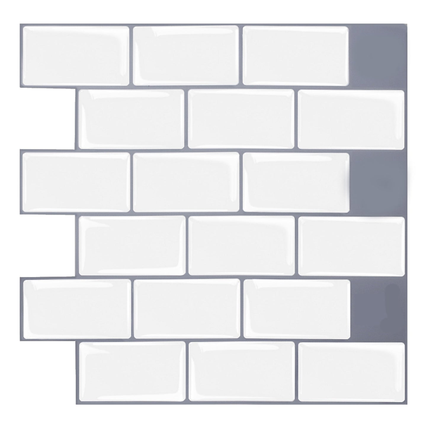 Easy Stick Vinyl Tile for Bathroom and Kitchen Walls