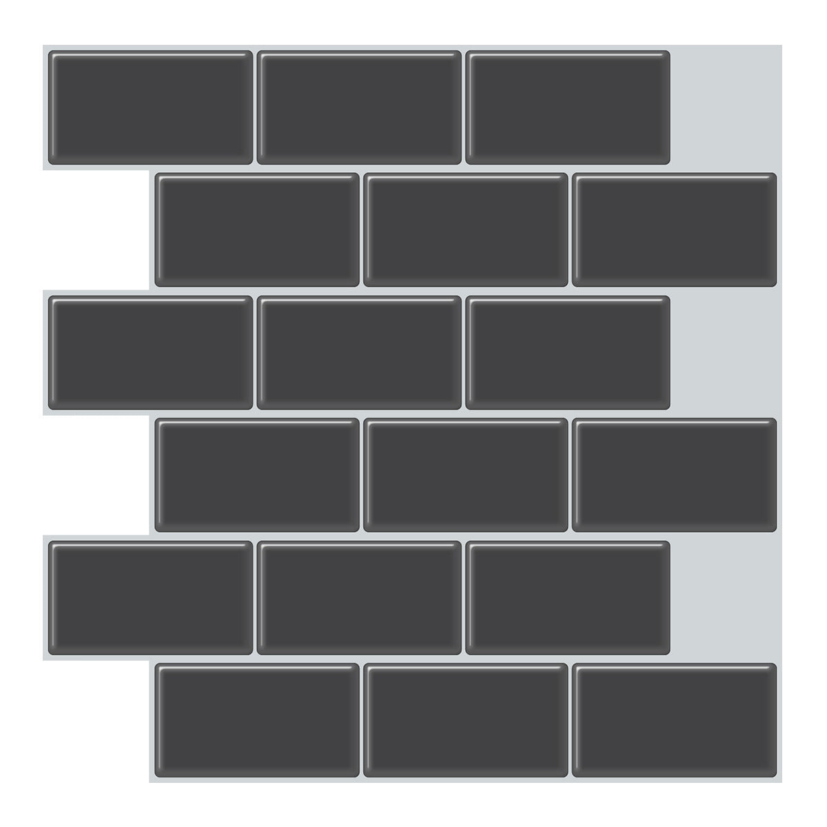 Easy Stick Vinyl Tile for Bathroom and Kitchen Walls