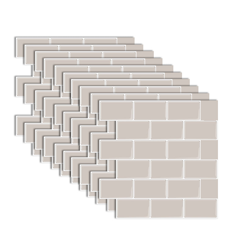 Easy Stick Vinyl Tile for Bathroom and Kitchen Walls