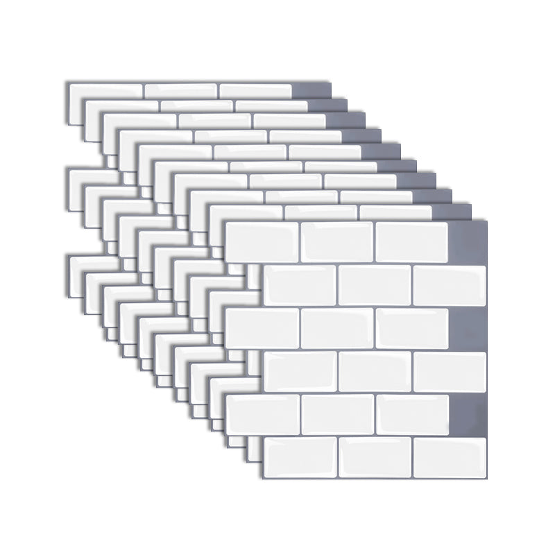 Easy Stick Vinyl Tile for Bathroom and Kitchen Walls