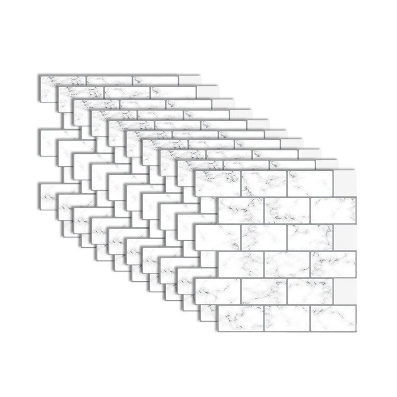Easy Stick Vinyl Tile for Bathroom and Kitchen Walls