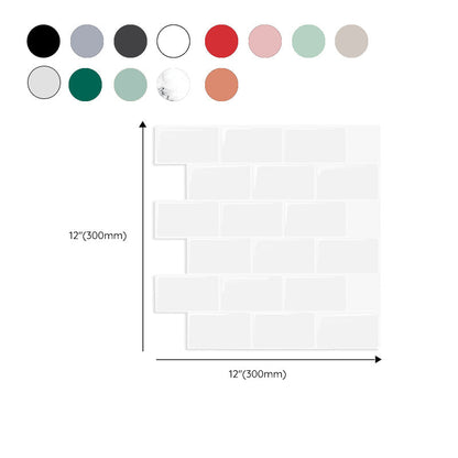 Easy Stick Vinyl Tile for Bathroom and Kitchen Walls
