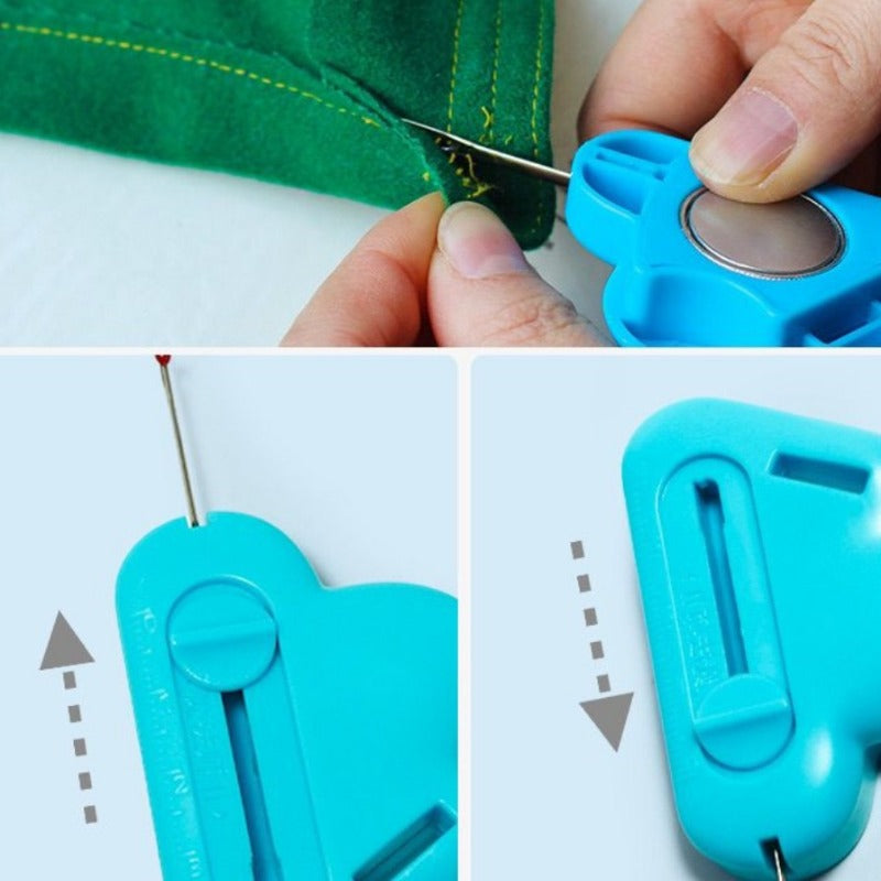 Detachable Sewing Guide with Built-in Cutter Tool