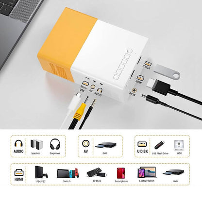 Portable Mini Projector for Outdoor Movies