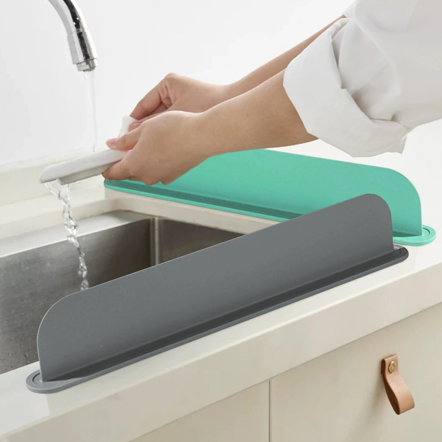 Easy Clean Bathroom Sink Protectors (2 Pack)