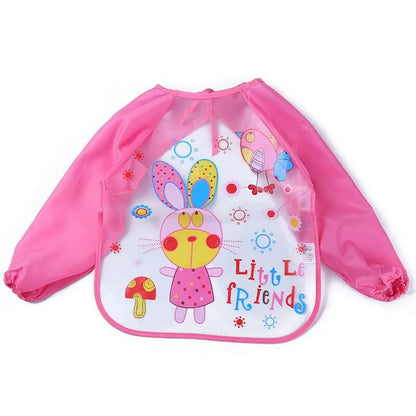 Kids Waterproof Aprons with Long Sleeves