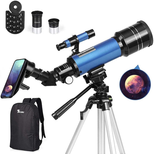 Portable Travel Telescope 70mm with High 67x Zoom - Fesara