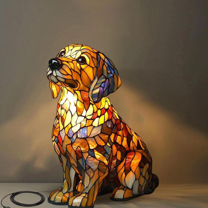 Heartwarming Dog Memorial Lamp