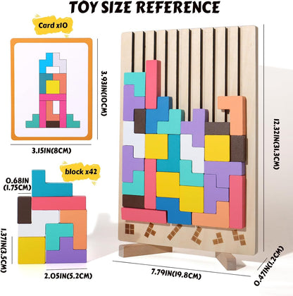 Classic Wood Puzzle Toy for Kids Learning Fun
