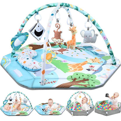 Ultimate Baby Play Gym with Attached Toys