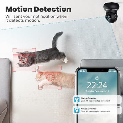 Smart 360° Home Security Camera System