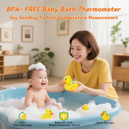 Accurate Baby Bath Digital Thermometer with Color Alert
