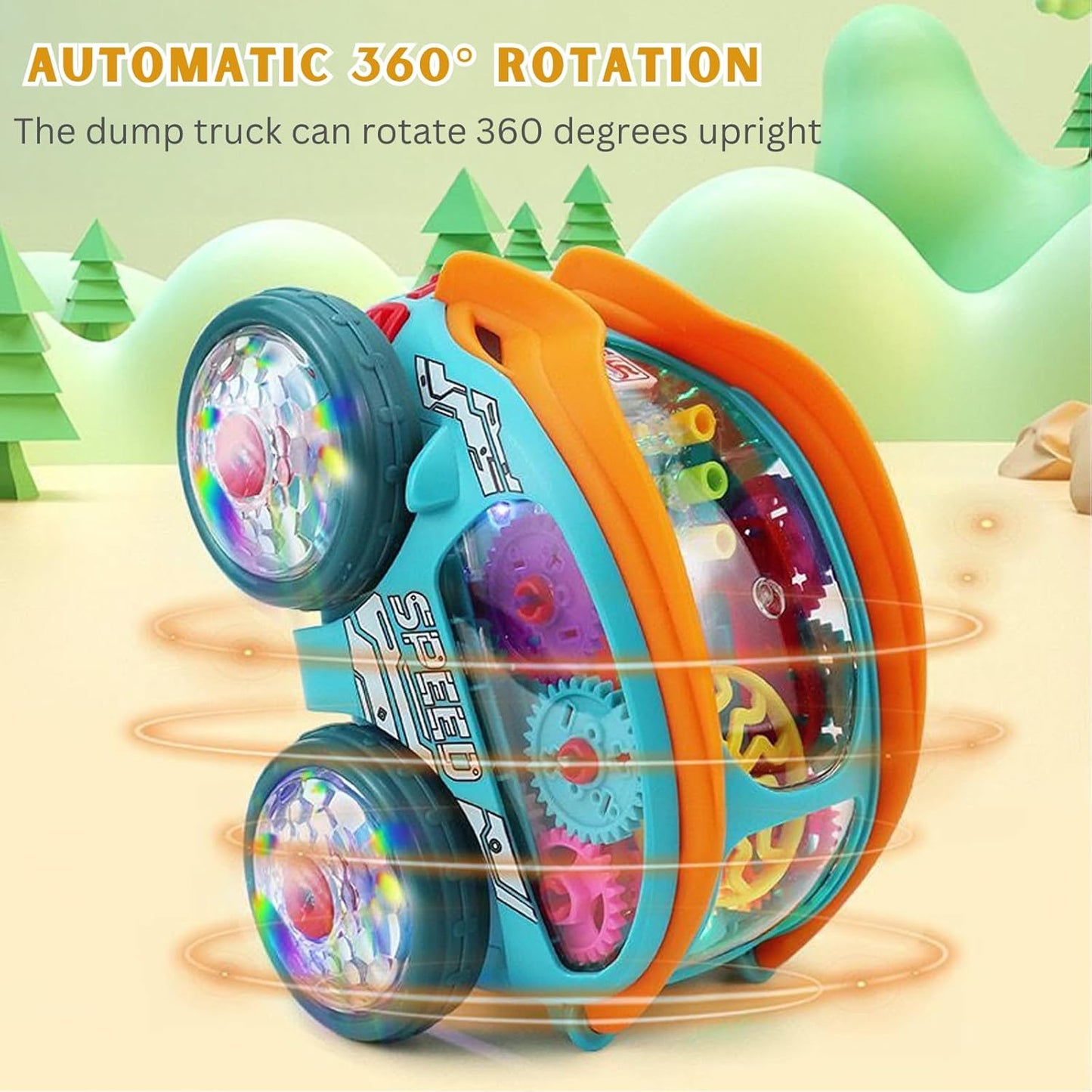 Fun LED Musical Ride On Toy - Fesara