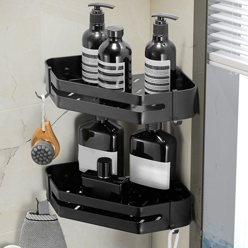 Contemporary 3-Piece Bathroom Accessories Stainless Steel Shelf