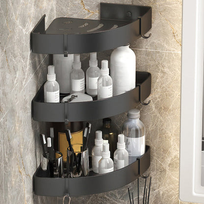 Contemporary 3-Piece Bathroom Accessories Stainless Steel Shelf