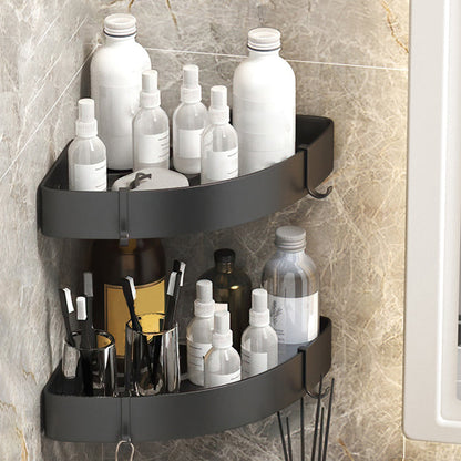 Contemporary 3-Piece Bathroom Accessories Stainless Steel Shelf