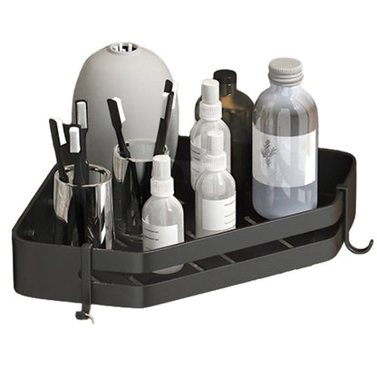 Contemporary 3-Piece Bathroom Accessories Stainless Steel Shelf