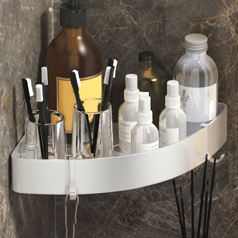 Contemporary 3-Piece Bathroom Accessories Stainless Steel Shelf