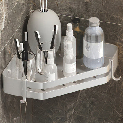 Contemporary 3-Piece Bathroom Accessories Stainless Steel Shelf