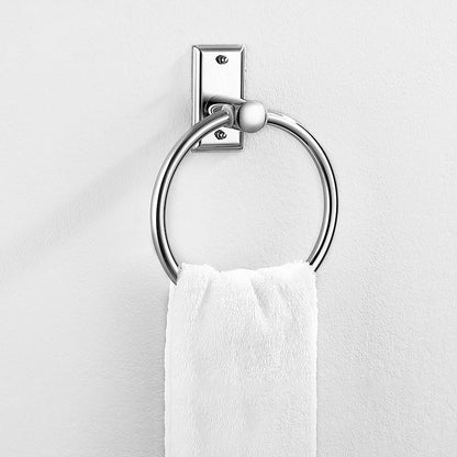 Modern Silver Bath Accessories Set or IndividualPieces - Fesara