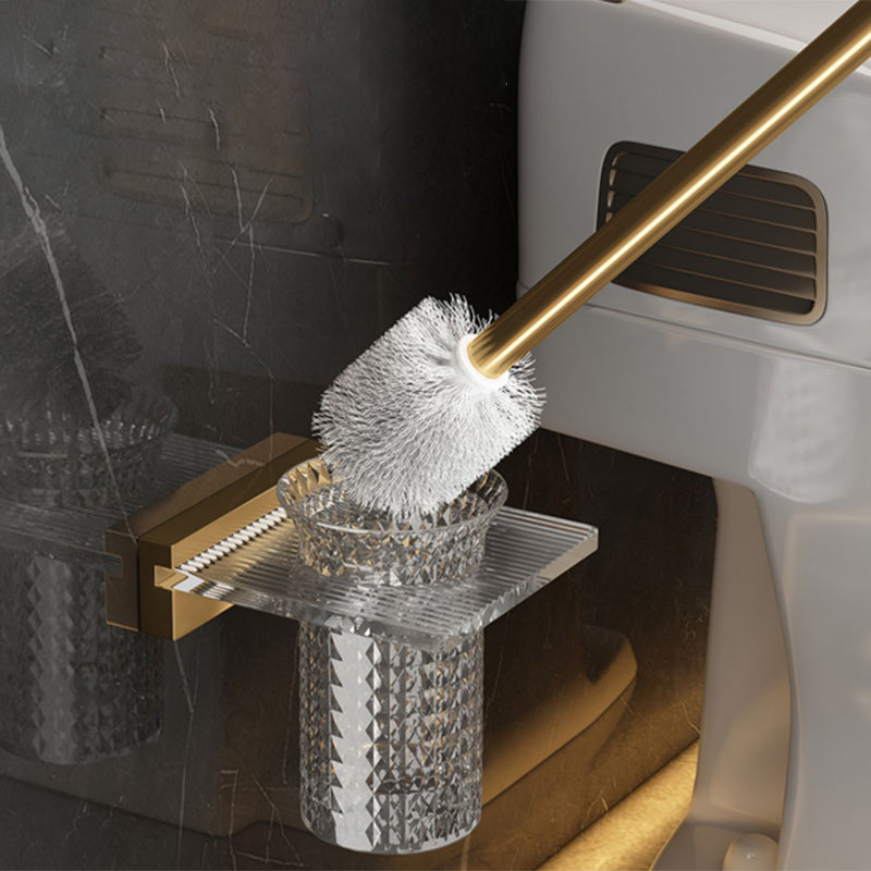 Luxury Gold Bathroom Shelf Towel Holder Accessory Set