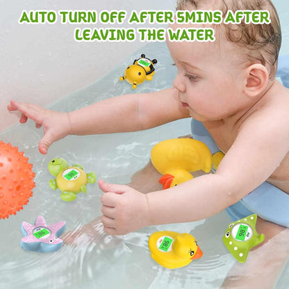 AquaVeilig Baby Bath Thermometer - Accurate Digital Water Temp Gauge