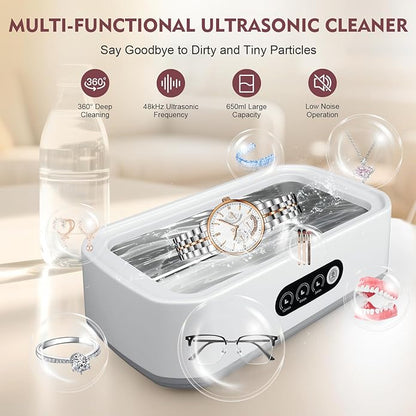 Powerful Ultrasonic Cleaner for Jewelry and Accessories