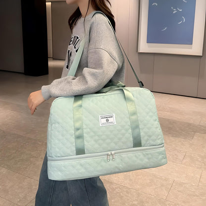 Large Water-Resistant Gym Duffle Bag