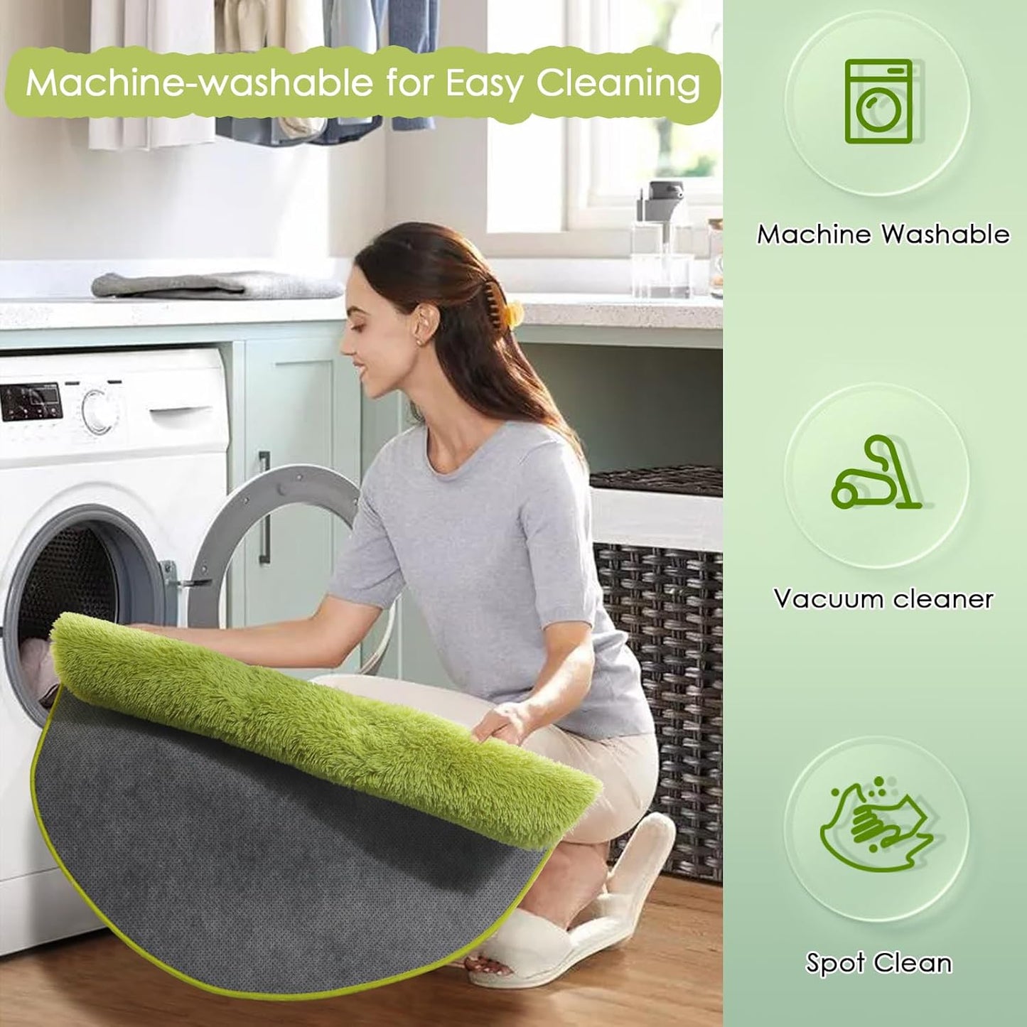 Cozy Plush Area Rug for Bed & Living Room Comfort