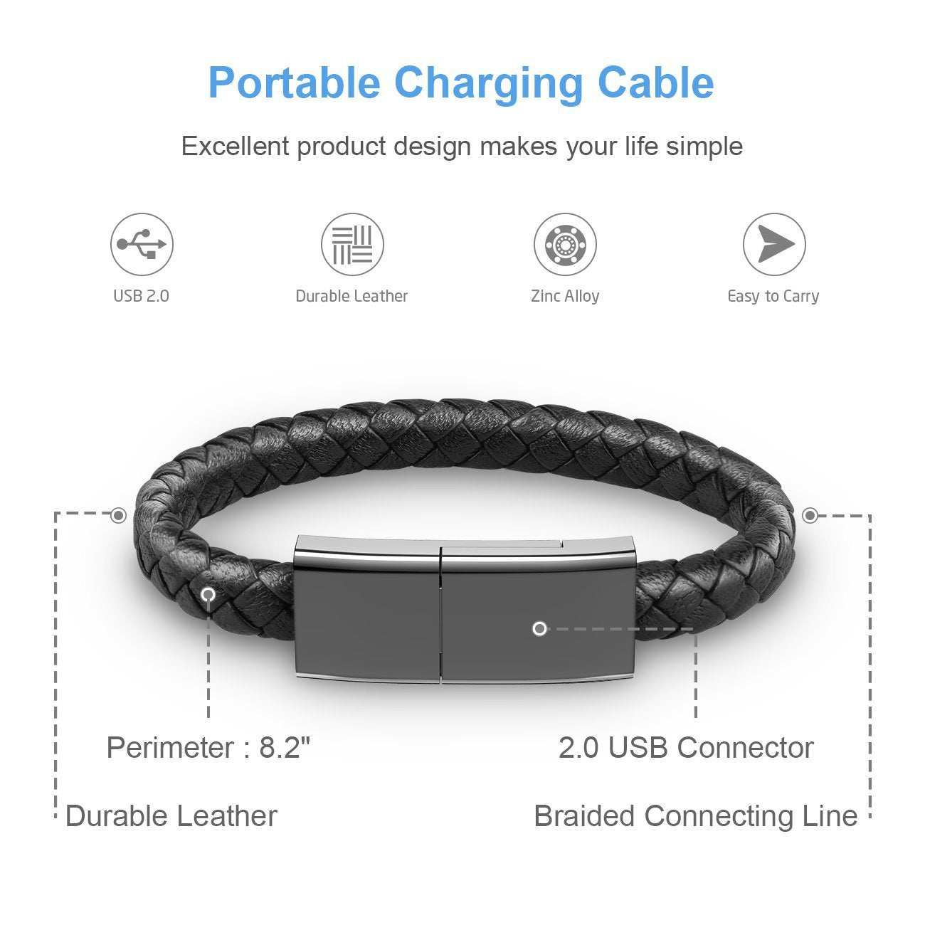 Fesara | Fitness Wristband Quick Charge Cable