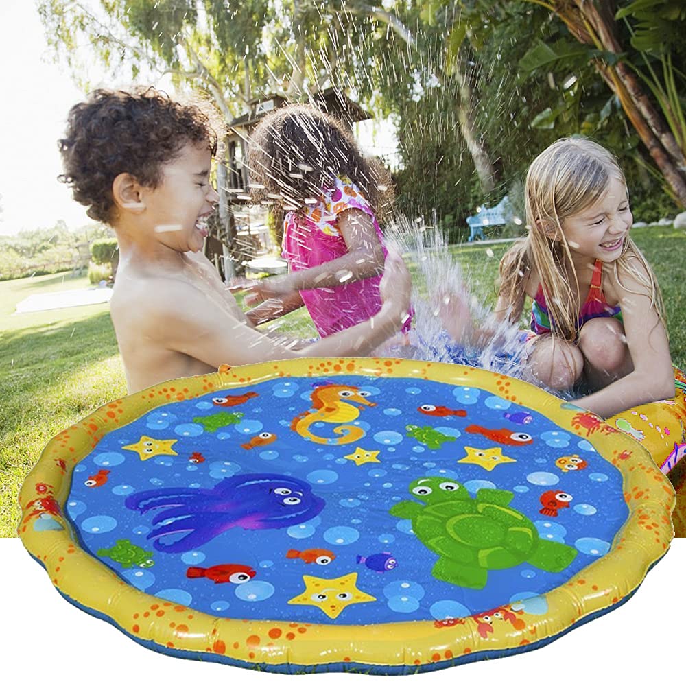 Colorful Kids Water Play Mat Outdoor Summer Fun