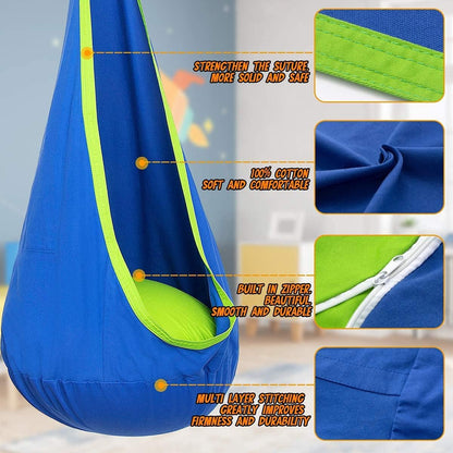 Comfy Hanging Swing Chair Indoor Outdoor Use