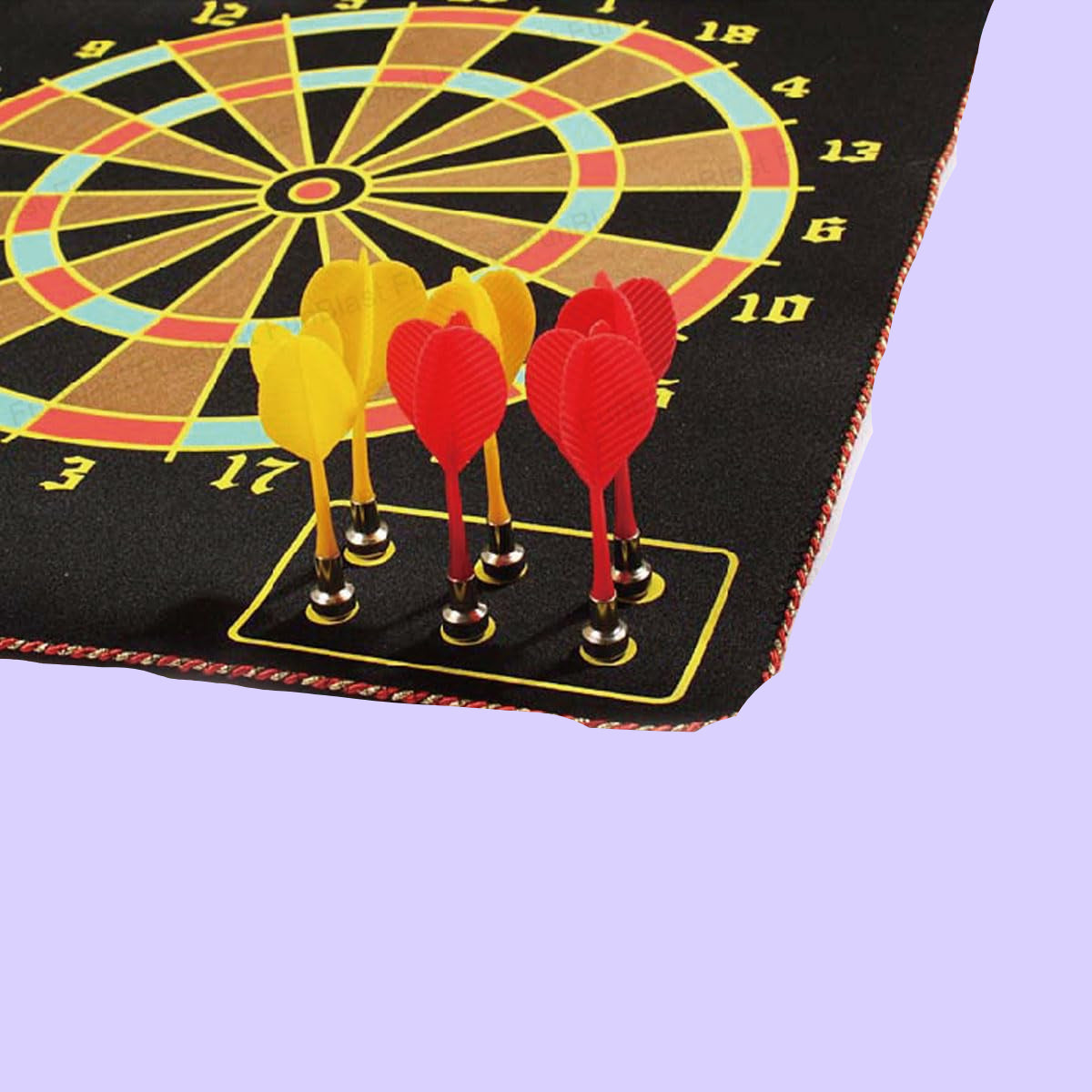 Kids Friendly Double Sided Magnetic Dartboard Set