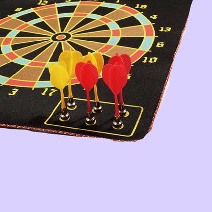 Kids Friendly Double Sided Magnetic Dartboard Set